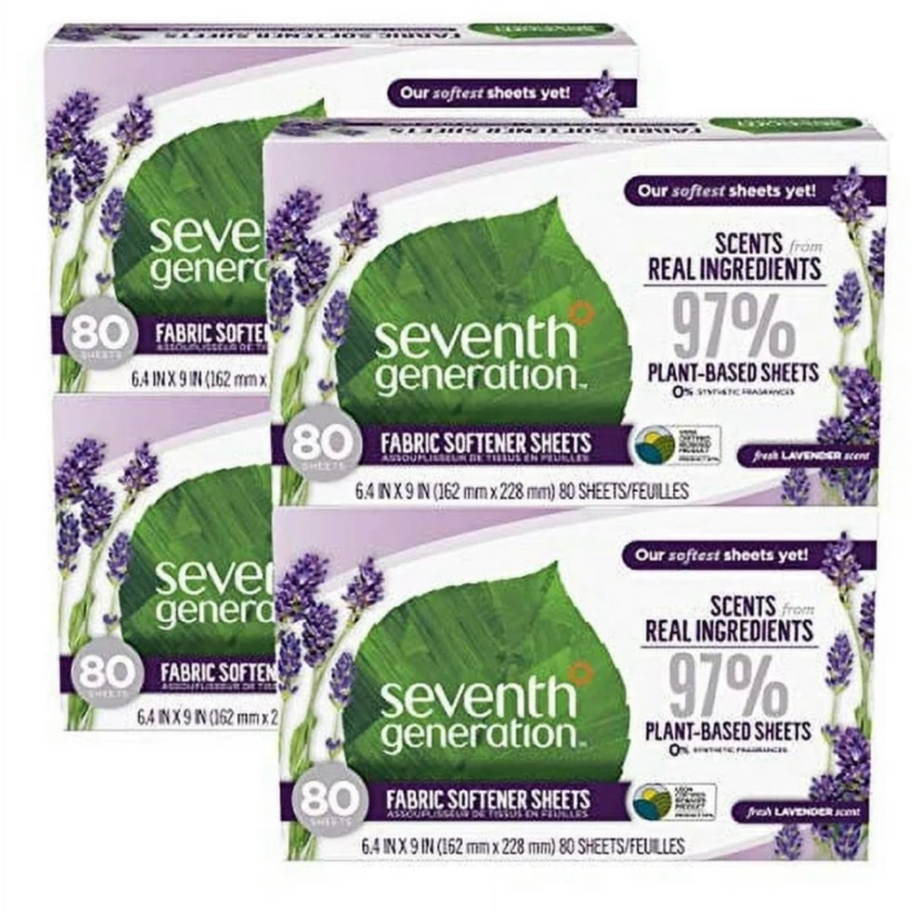 Seventh Generation Fabric Softener Sheets - Lavender x5
